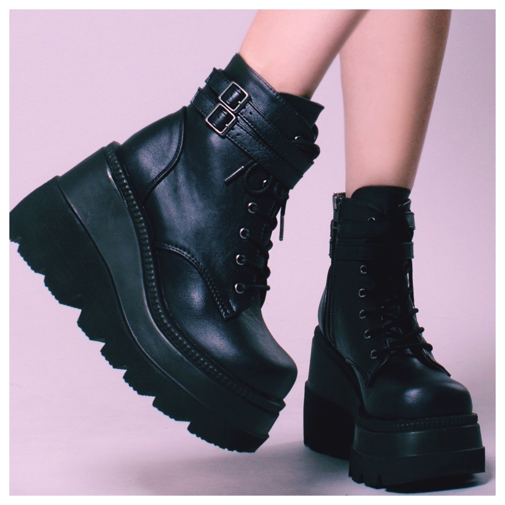 Dolls Kill Demonia Technopagan Boots